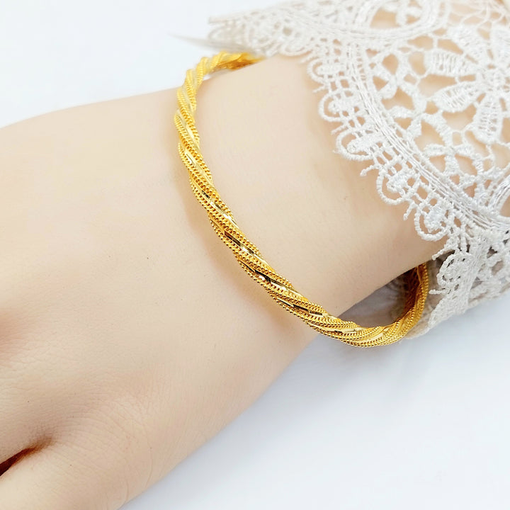 21K سحبة جدل اكسترا-مجوهرات الشيخ سعيد-Saeed Jewelry 