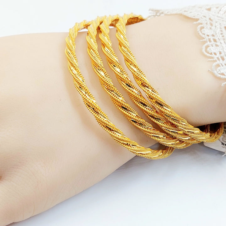21K سحبة جدل اكسترا-مجوهرات الشيخ سعيد-Saeed Jewelry 