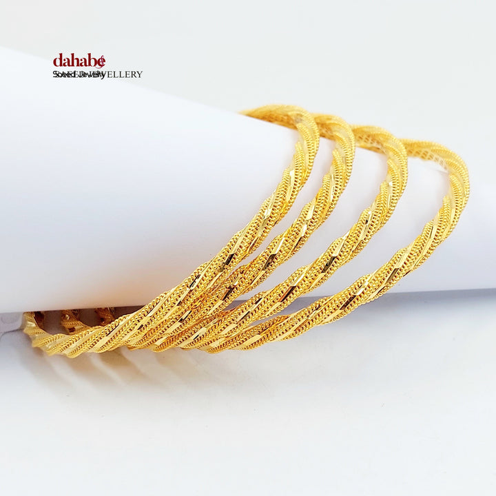 21K سحبة جدل اكسترا-مجوهرات الشيخ سعيد-Saeed Jewelry 