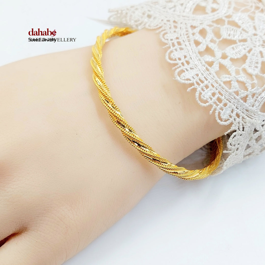 21K سحبة جدل اكسترا-مجوهرات الشيخ سعيد-Saeed Jewelry 