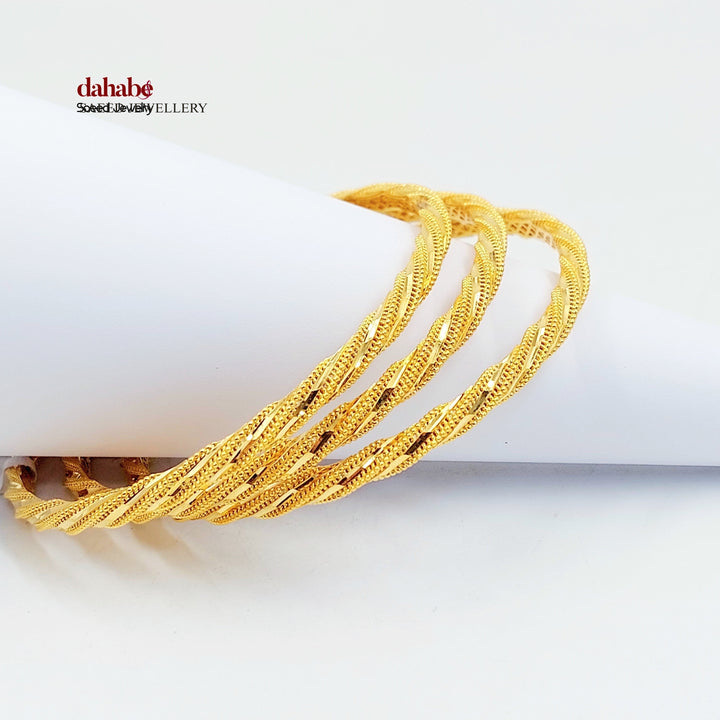 21K سحبة جدل اكسترا-مجوهرات الشيخ سعيد-Saeed Jewelry 
