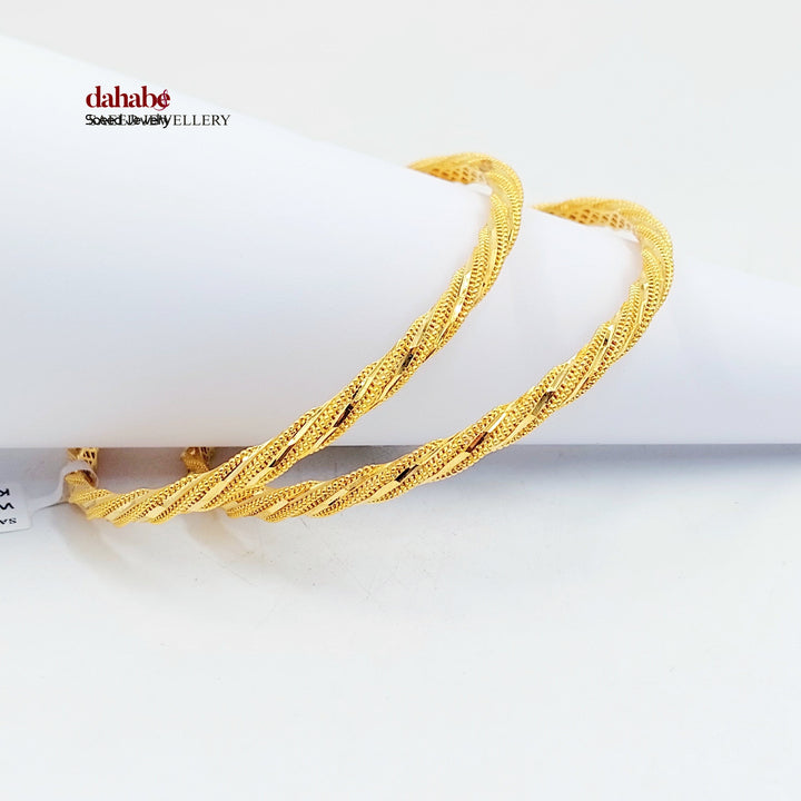 21K سحبة جدل اكسترا-مجوهرات الشيخ سعيد-Saeed Jewelry 