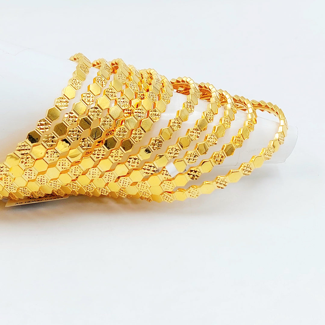 21K سحبة خلية النحل اكسترا-مجوهرات الشيخ سعيد-Saeed Jewelry 