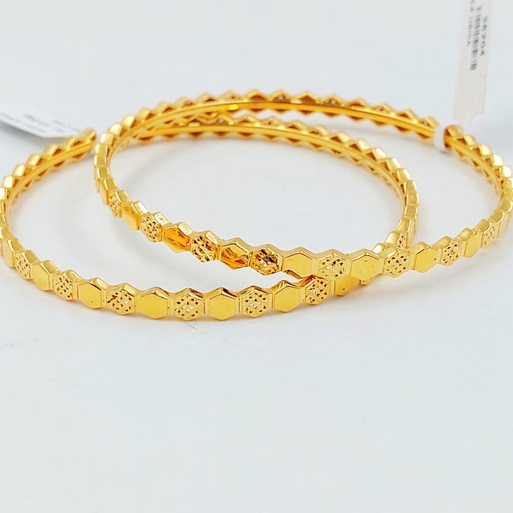 21K سحبة خلية النحل اكسترا-مجوهرات الشيخ سعيد-Saeed Jewelry 