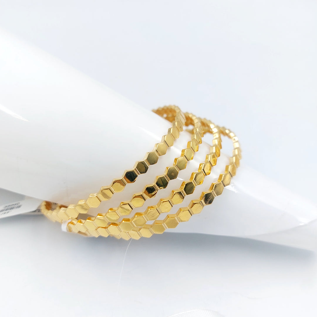 21K سحبة خلية النحل اكسترا-مجوهرات الشيخ سعيد-Saeed Jewelry 