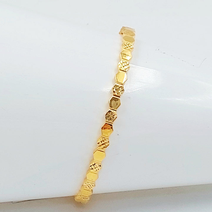 21K سحبة خلية النحل اكسترا-مجوهرات الشيخ سعيد-Saeed Jewelry 