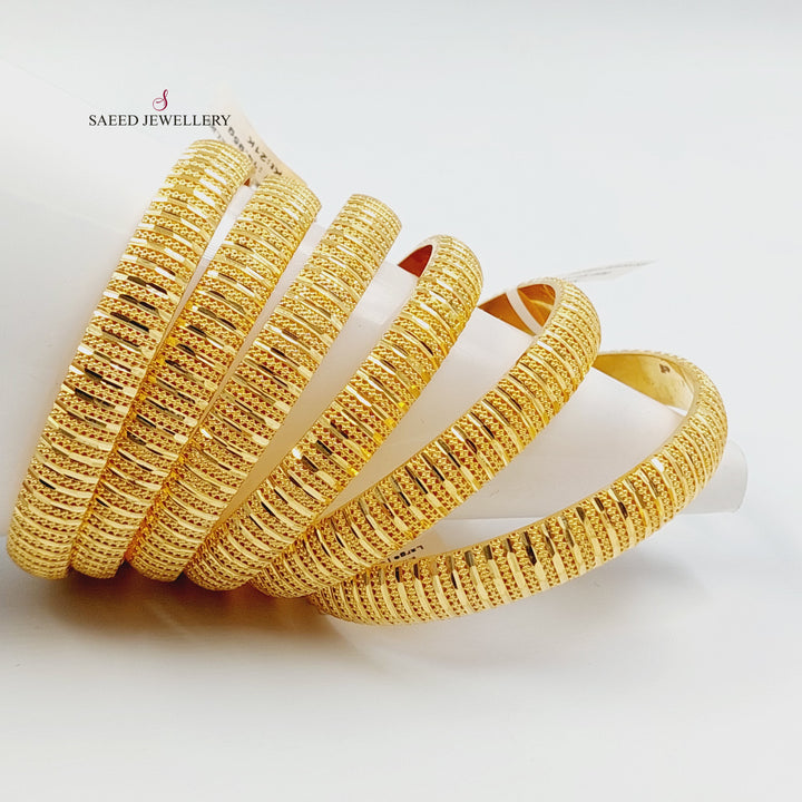 21K سحبة نقش اكسترا-مجوهرات الشيخ سعيد-Saeed Jewelry 