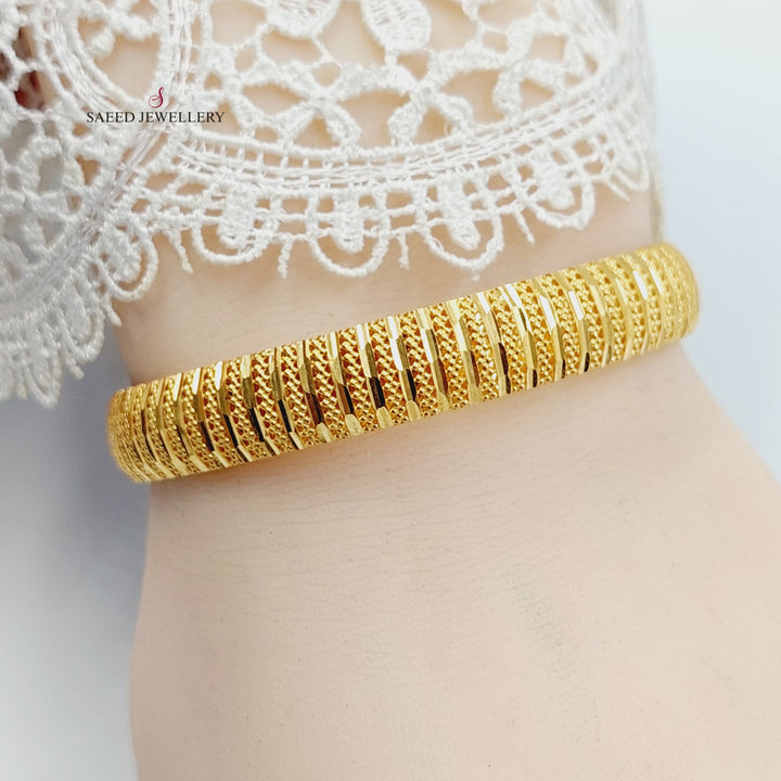 21K سحبة نقش اكسترا-مجوهرات الشيخ سعيد-Saeed Jewelry 