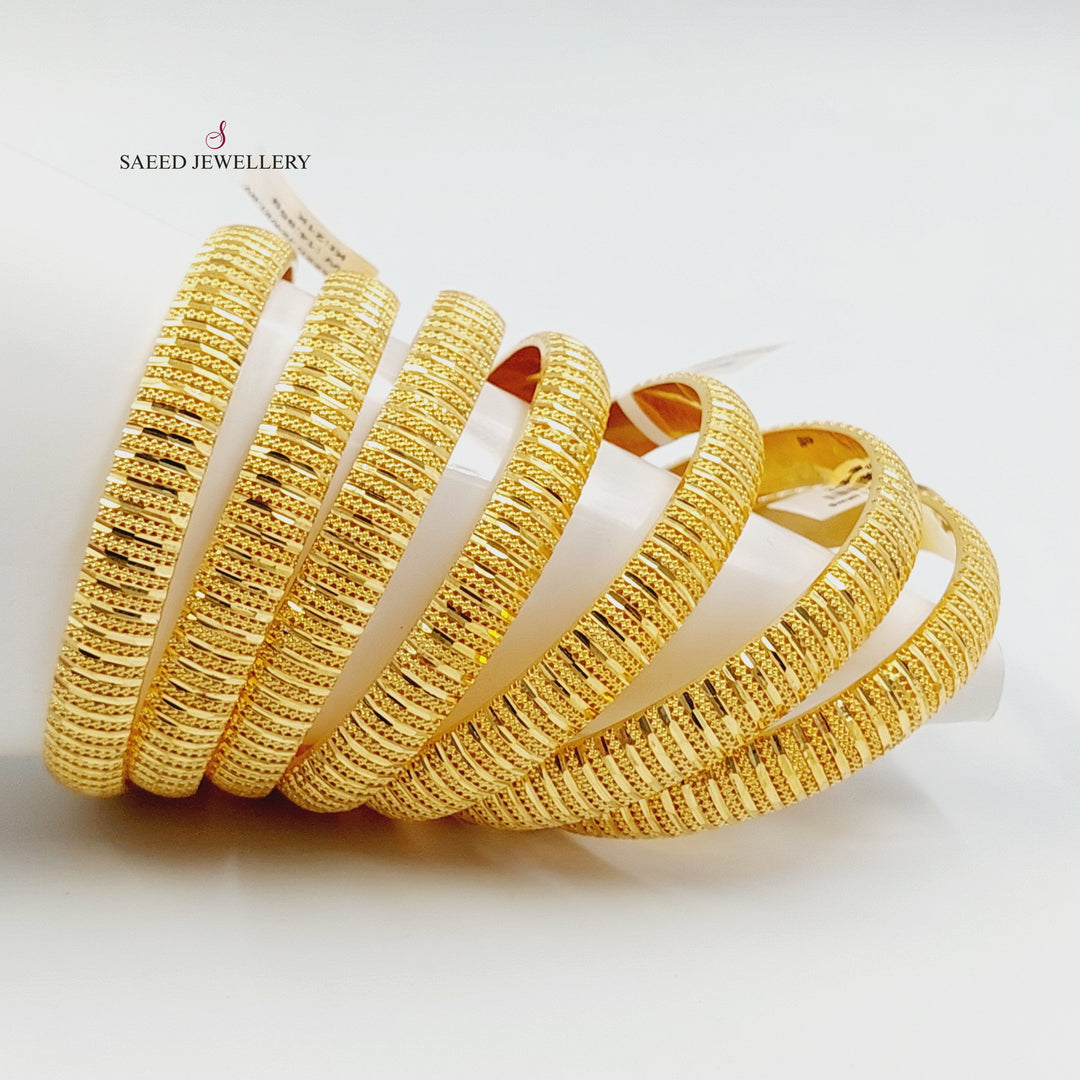 21K سحبة نقش اكسترا-مجوهرات الشيخ سعيد-Saeed Jewelry 