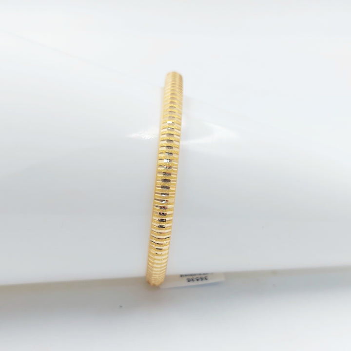 21K سحبة نقش-مجوهرات الشيخ سعيد-Saeed Jewelry 