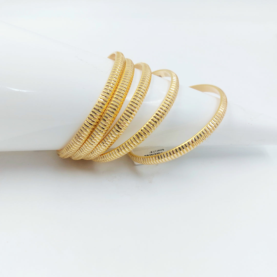 21K سحبة نقش-مجوهرات الشيخ سعيد-Saeed Jewelry 