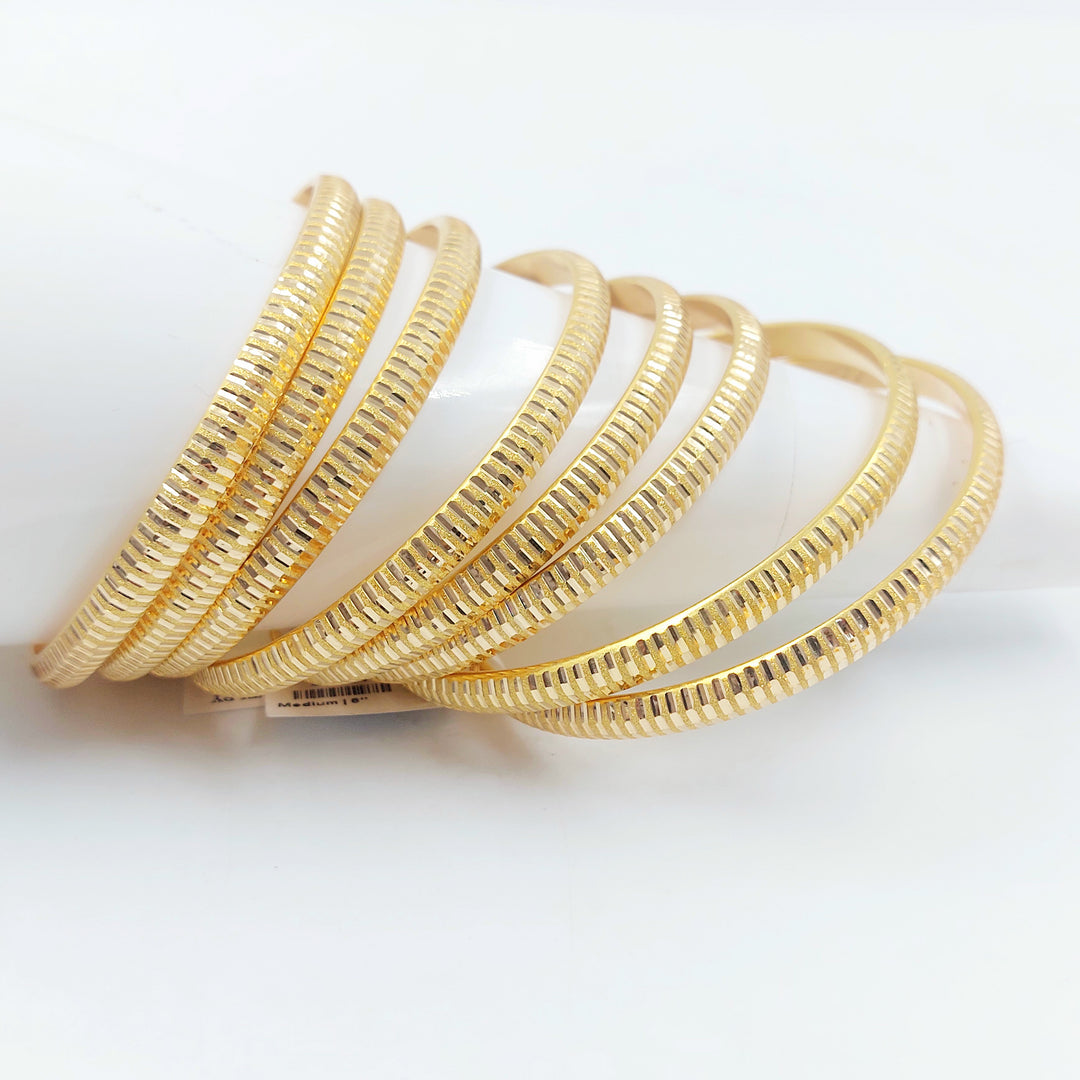 21K سحبة نقش-مجوهرات الشيخ سعيد-Saeed Jewelry 