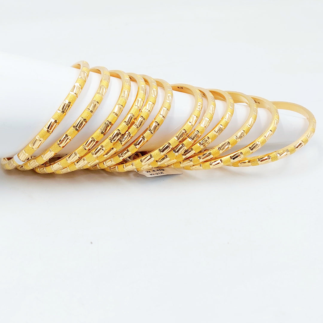 21K سحبة نقش-مجوهرات الشيخ سعيد-Saeed Jewelry 