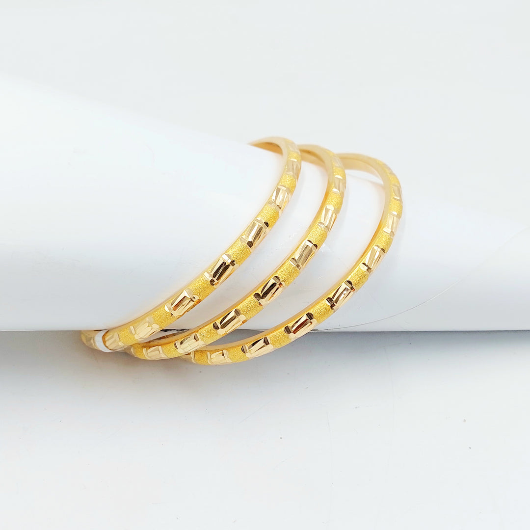 21K سحبة نقش-مجوهرات الشيخ سعيد-Saeed Jewelry 