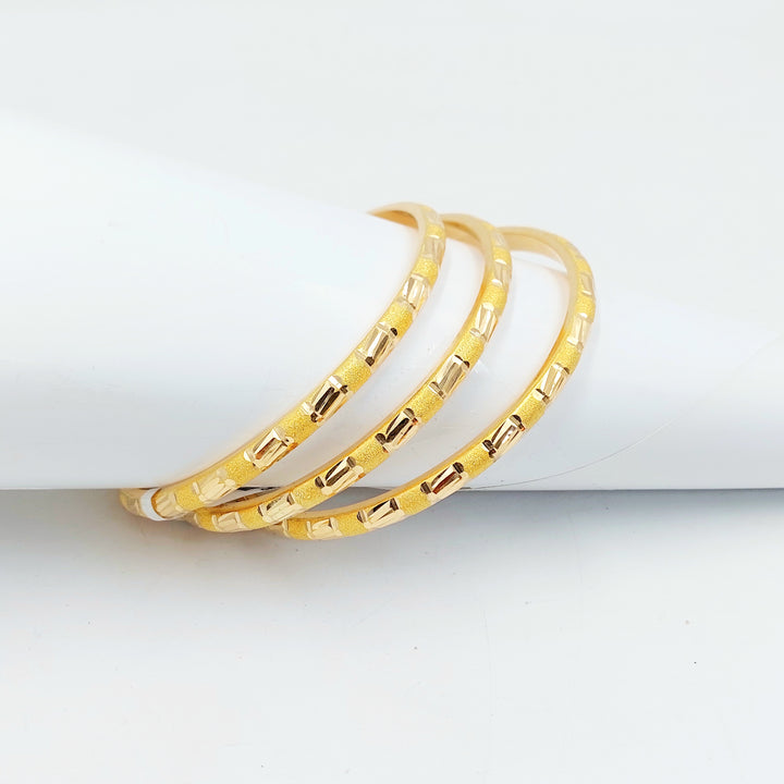 21K سحبة نقش-مجوهرات الشيخ سعيد-Saeed Jewelry 