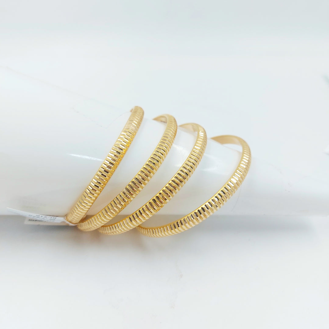 21K سحبة نقش-مجوهرات الشيخ سعيد-Saeed Jewelry 