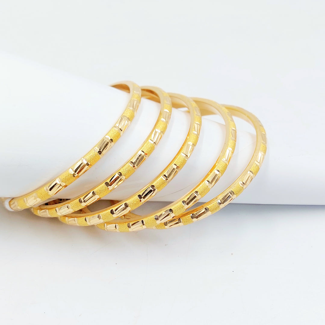 21K سحبة نقش-مجوهرات الشيخ سعيد-Saeed Jewelry 