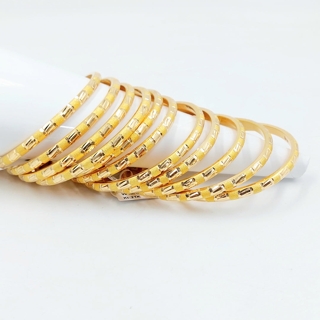 21K سحبة نقش-مجوهرات الشيخ سعيد-Saeed Jewelry 