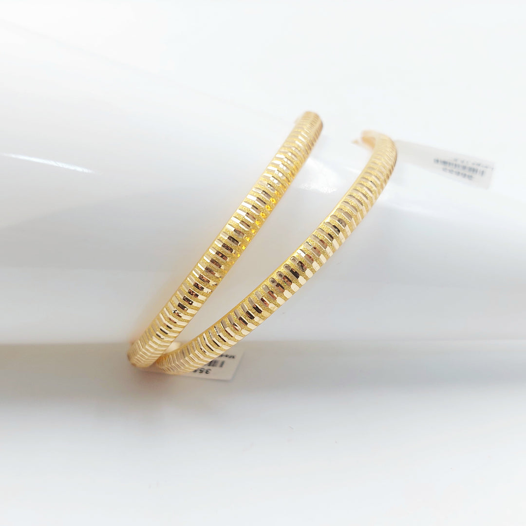 21K سحبة نقش-مجوهرات الشيخ سعيد-Saeed Jewelry 