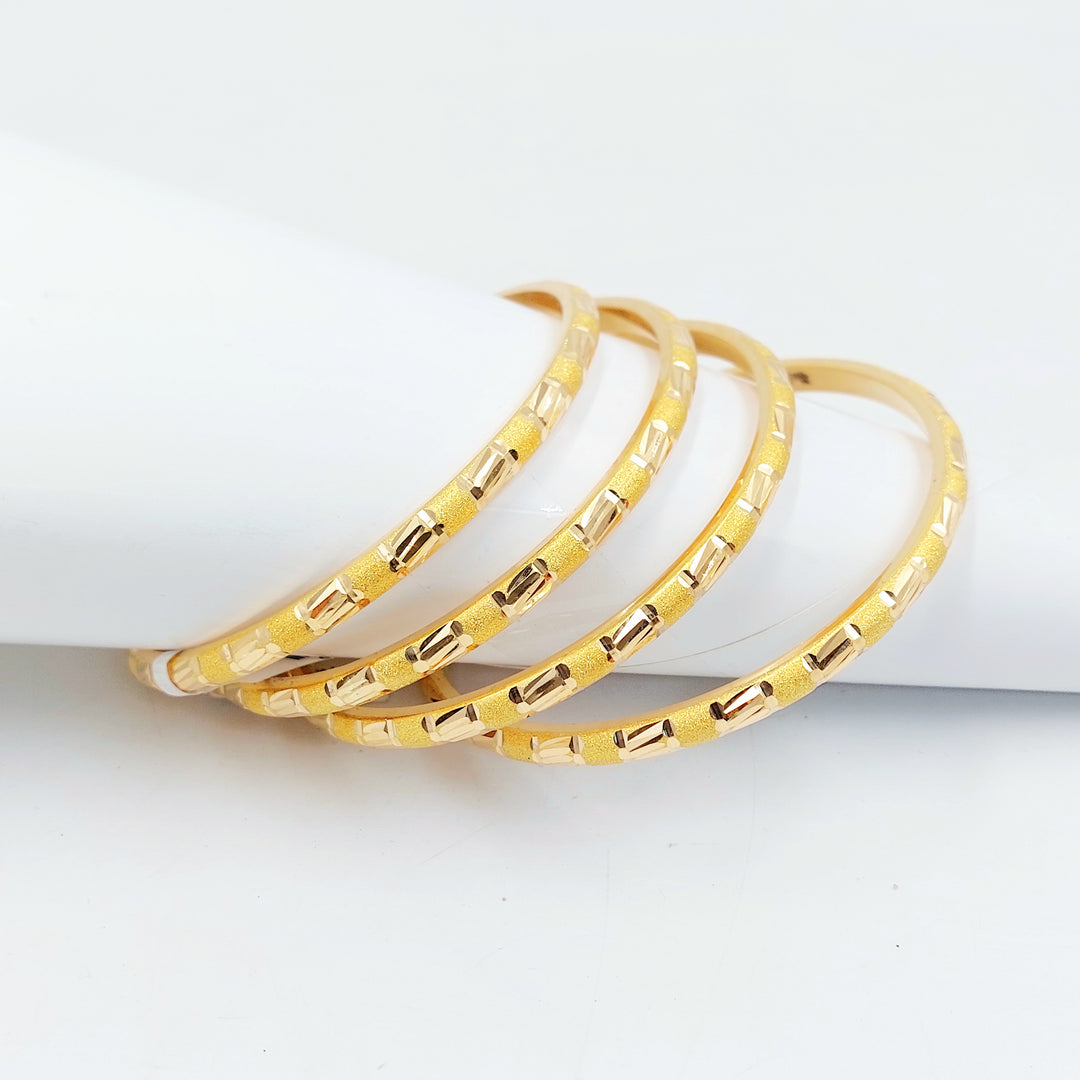 21K سحبة نقش-مجوهرات الشيخ سعيد-Saeed Jewelry 