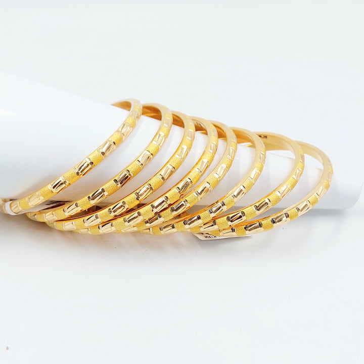 21K سحبة نقش-مجوهرات الشيخ سعيد-Saeed Jewelry 