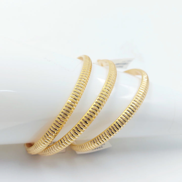 21K سحبة نقش-مجوهرات الشيخ سعيد-Saeed Jewelry 