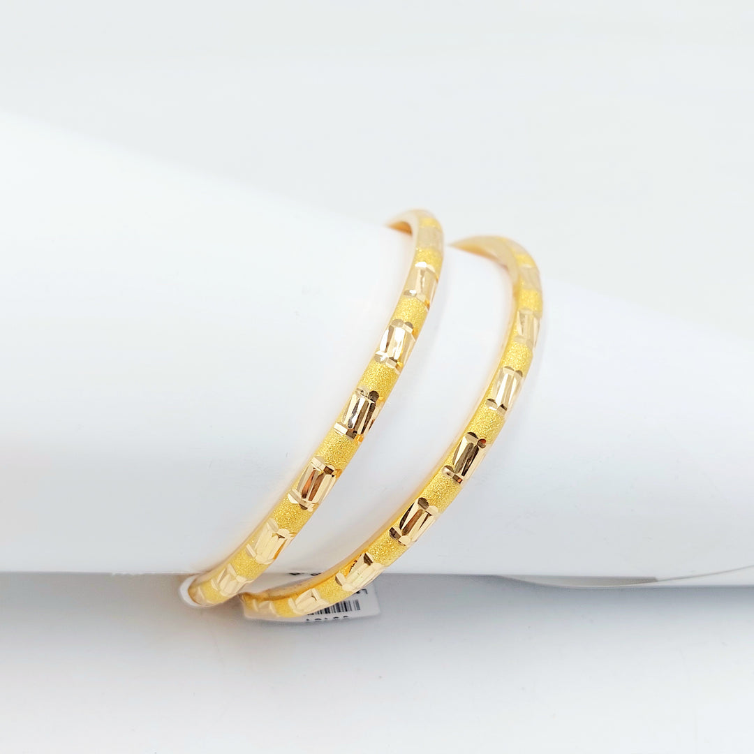 21K سحبة نقش-مجوهرات الشيخ سعيد-Saeed Jewelry 