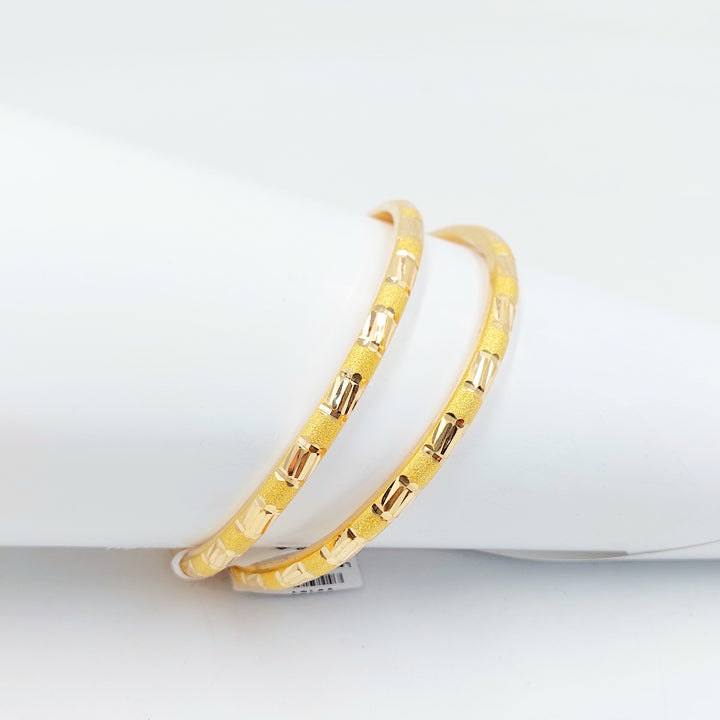 21K سحبة نقش-مجوهرات الشيخ سعيد-Saeed Jewelry 