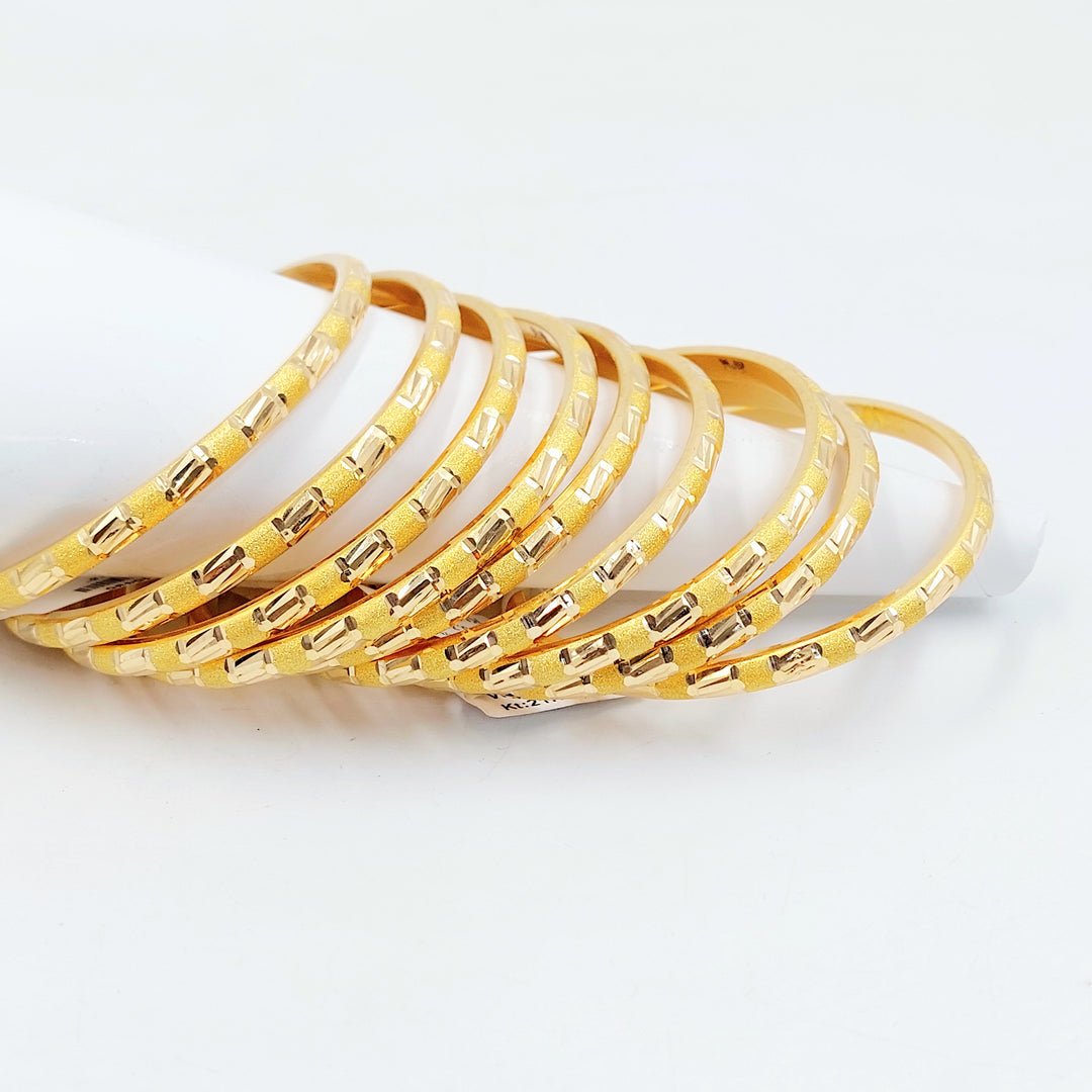 21K سحبة نقش-مجوهرات الشيخ سعيد-Saeed Jewelry 