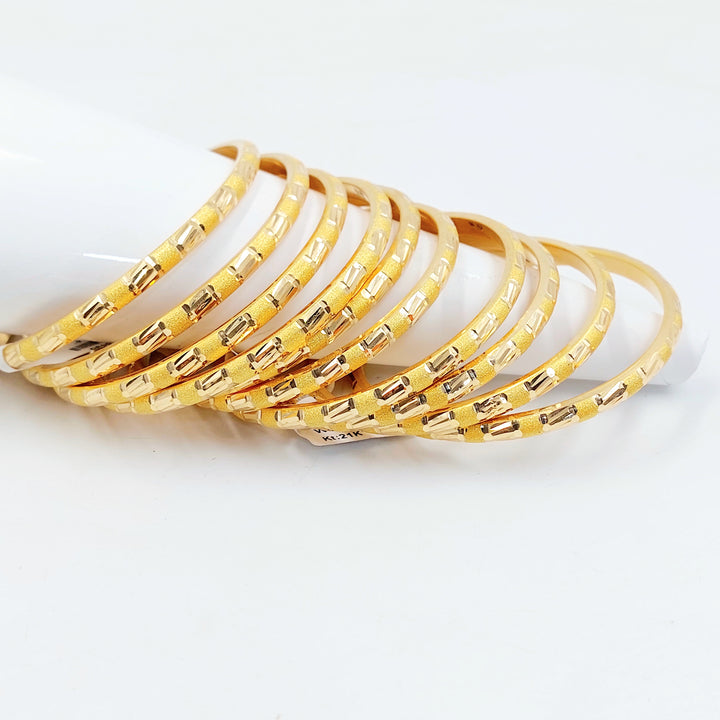 21K سحبة نقش-مجوهرات الشيخ سعيد-Saeed Jewelry 