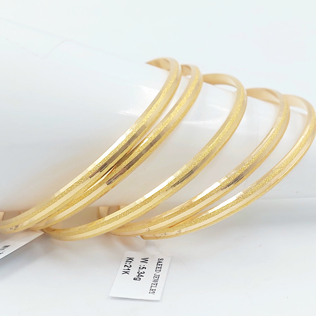 21K سحبة سي ان سي رفيع-مجوهرات الشيخ سعيد-Saeed Jewelry 