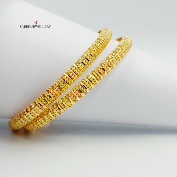 21K سحبة كويتي رفيع-مجوهرات الشيخ سعيد-Saeed Jewelry 