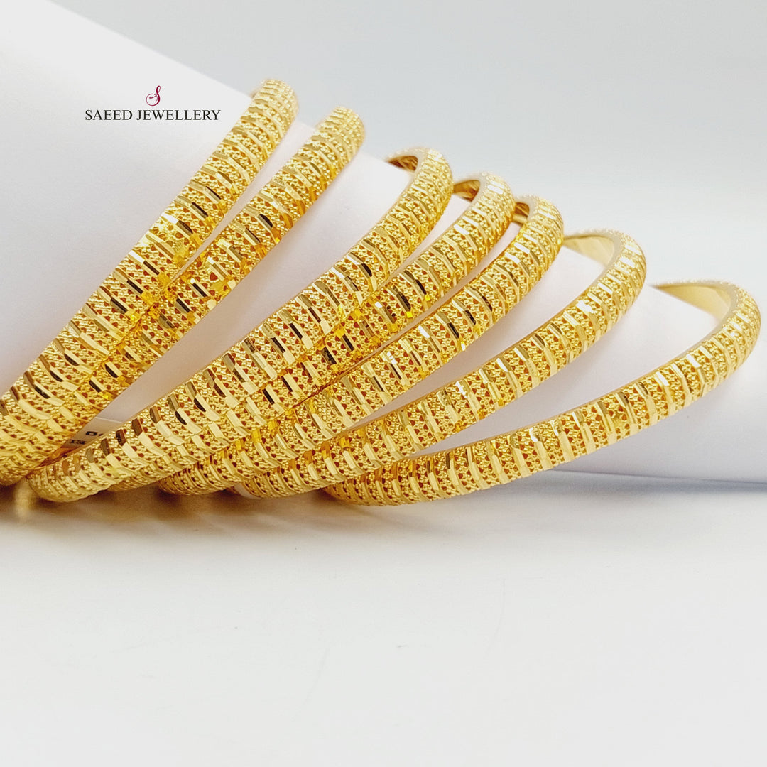 21K سحبة كويتي رفيع-مجوهرات الشيخ سعيد-Saeed Jewelry 