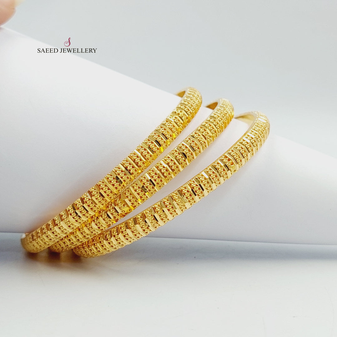 21K سحبة كويتي رفيع-مجوهرات الشيخ سعيد-Saeed Jewelry 