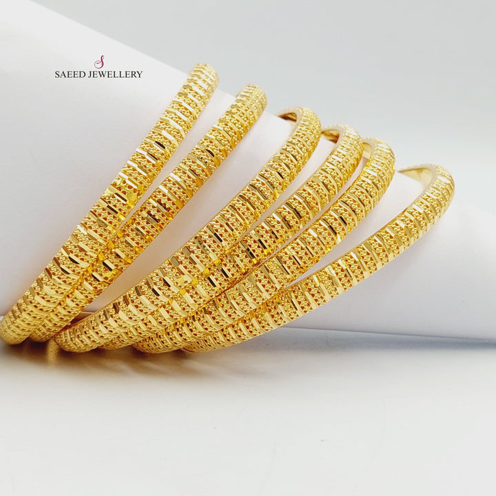 21K سحبة كويتي رفيع-مجوهرات الشيخ سعيد-Saeed Jewelry 