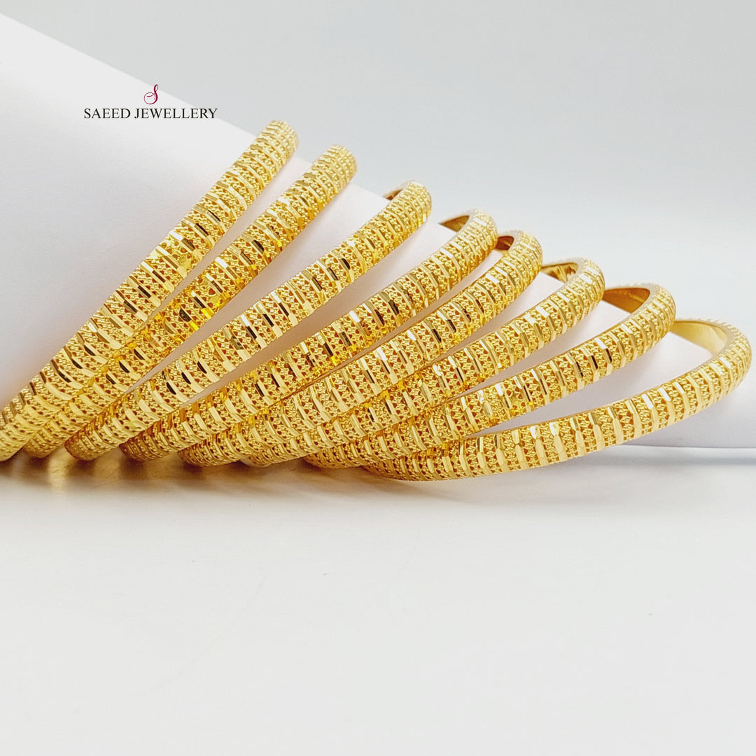 21K سحبة كويتي رفيع-مجوهرات الشيخ سعيد-Saeed Jewelry 