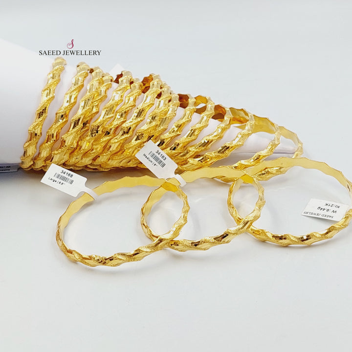 21K سحبة امواج-مجوهرات الشيخ سعيد-Saeed Jewelry 