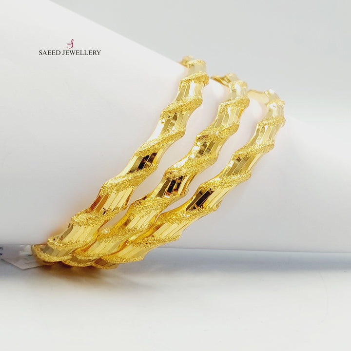 21K سحبة امواج-مجوهرات الشيخ سعيد-Saeed Jewelry 