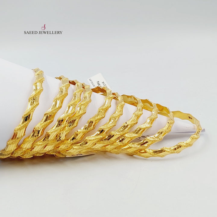 21K سحبة امواج-مجوهرات الشيخ سعيد-Saeed Jewelry 