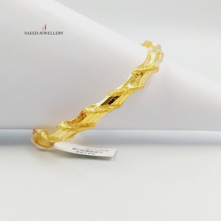 21K سحبة امواج-مجوهرات الشيخ سعيد-Saeed Jewelry 