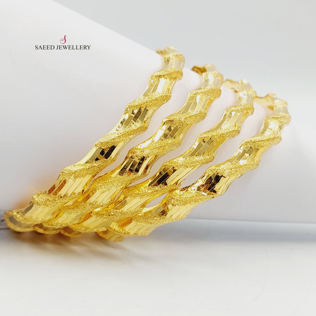 21K سحبة امواج-مجوهرات الشيخ سعيد-Saeed Jewelry 