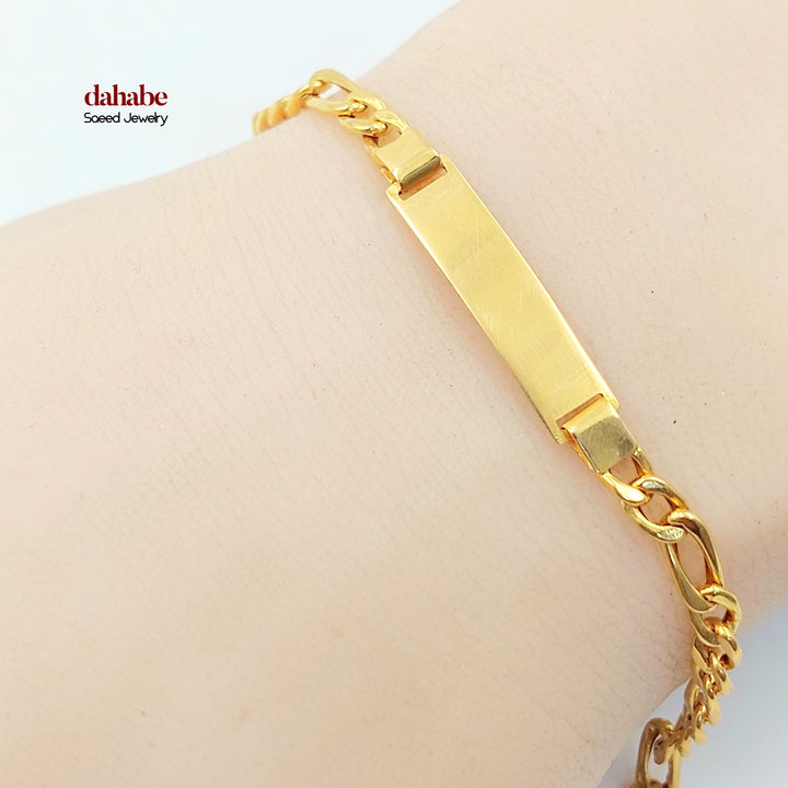 21K اسوارة بلاك اطفال-مجوهرات الشيخ سعيد-Saeed Jewelry 