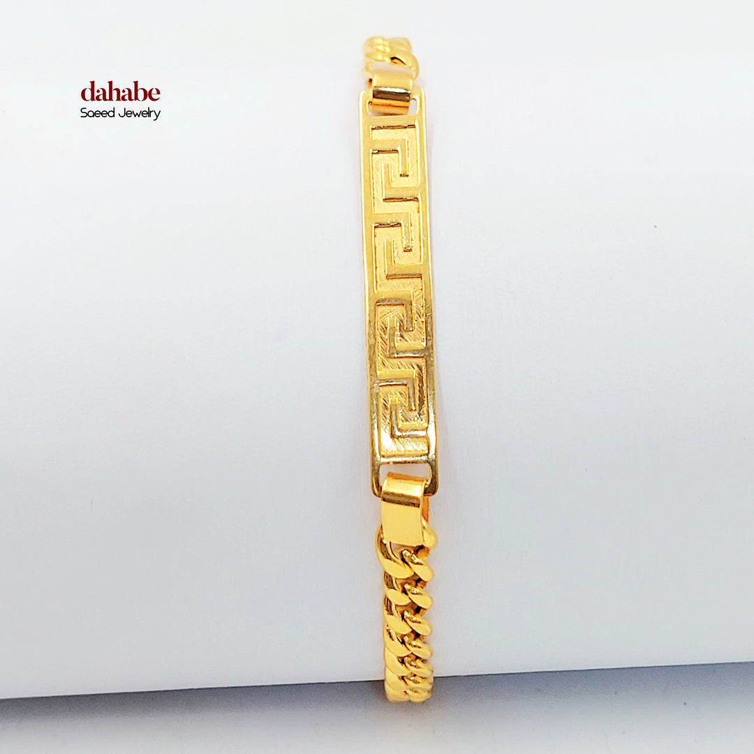 21K اسوارة بلاك-مجوهرات الشيخ سعيد-Saeed Jewelry 