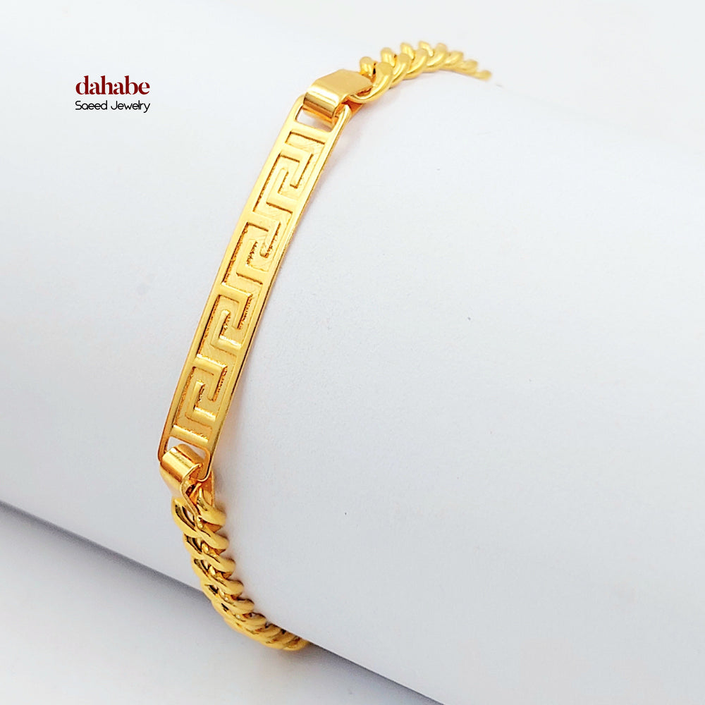 21K اسوارة بلاك-مجوهرات الشيخ سعيد-Saeed Jewelry 