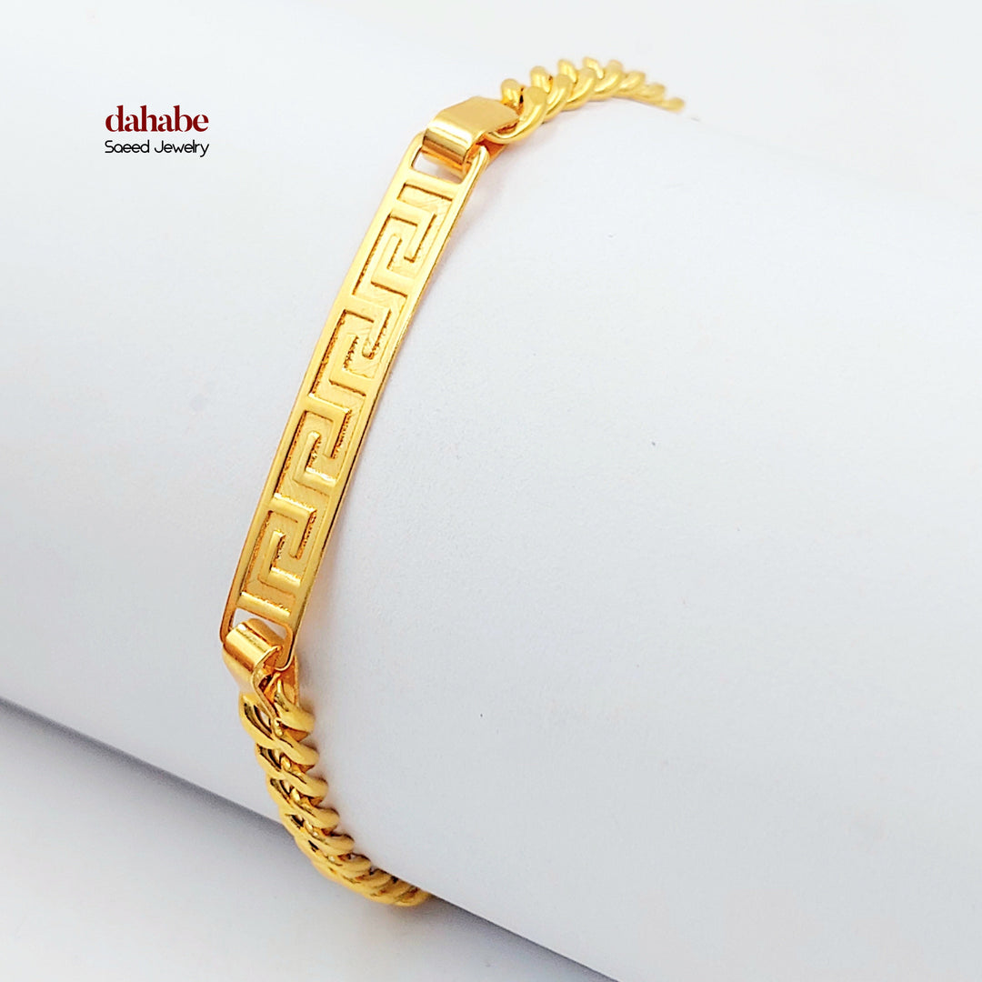 21K اسوارة بلاك-مجوهرات الشيخ سعيد-Saeed Jewelry 