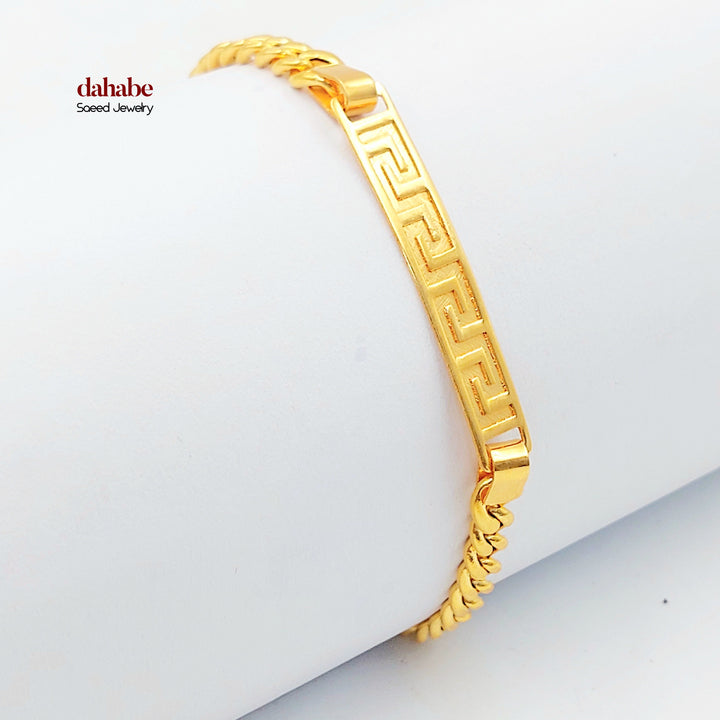 21K اسوارة بلاك-مجوهرات الشيخ سعيد-Saeed Jewelry 