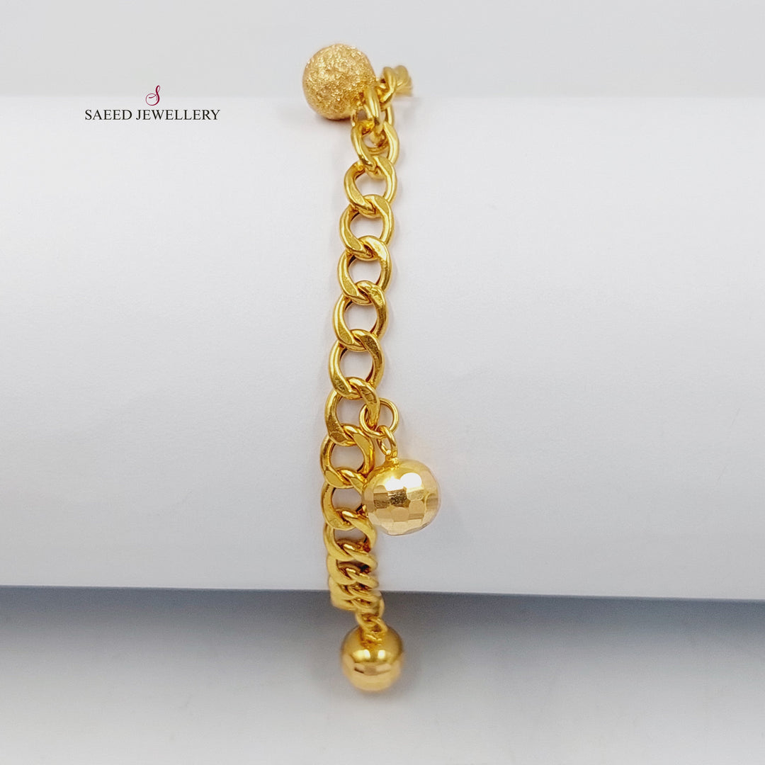 21K اسوارة دنانديش طابات-مجوهرات الشيخ سعيد-Saeed Jewelry 