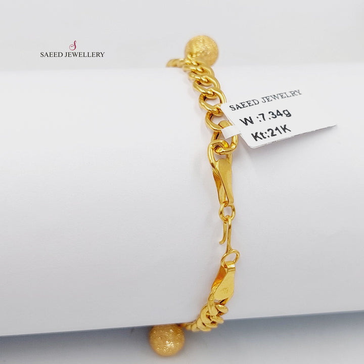 21K اسوارة دنانديش طابات-مجوهرات الشيخ سعيد-Saeed Jewelry 