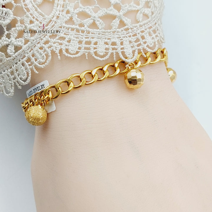 21K اسوارة دنانديش طابات-مجوهرات الشيخ سعيد-Saeed Jewelry 