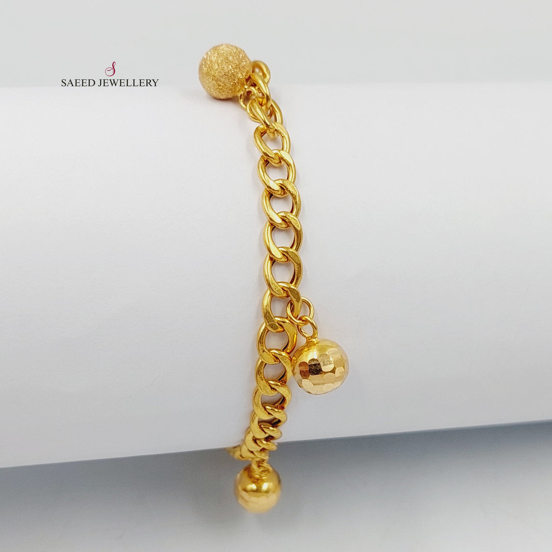 21K اسوارة دنانديش طابات-مجوهرات الشيخ سعيد-Saeed Jewelry 